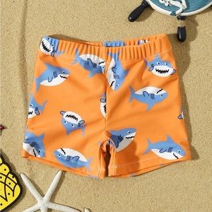 Shark swim shorts
